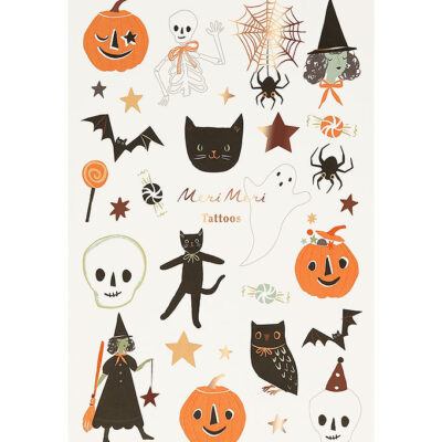 Meri Meri Tatoveringer - It's Halloween