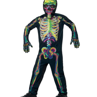 Smiffys Udklædning - Glow In The Dark Skeleton - Multi