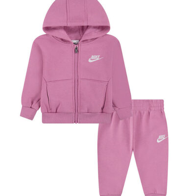 Nike Sweatsæt - Cardigan/Sweatpants - Magic Flamingo