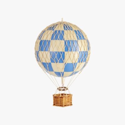 Authentic Models Travels Light Luftballon Ternet Mønster, Blå