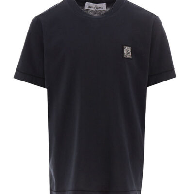 Stone Island T-shirt - Navy Blue m. Logo