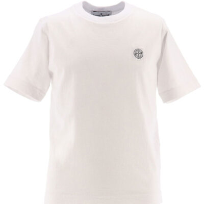 Stone Island T-shirt - Hvid m. Logo