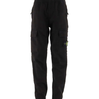 Stone Island Bukser - Sort m. Logo