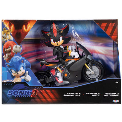 Sonic 3 Movie - 5" Shadow Figure w/ motorcycle (424064)