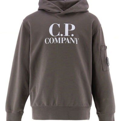 C.P. Company Hættetrøje - Mørkegrå m. Hvid