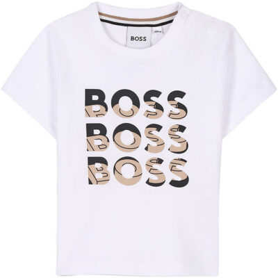 BOSS T-Shirt - Hvid m. Print