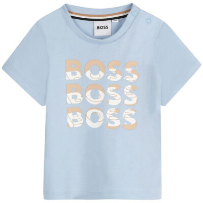 BOSS T-shirt - Persian Blue m. Print
