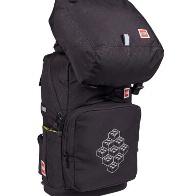 LEGO® Skoletaskesæt - Optimo - Bricks - 20 L - Sort