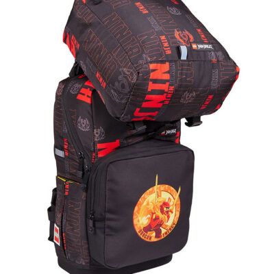 LEGO® Ninjago Skoletaskesæt - Dragon Energy - 20 L - Sort