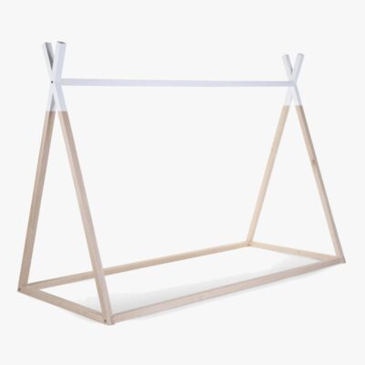 Childhome Seng Tipi 90x200, Hvid& Natur, Juniorseng