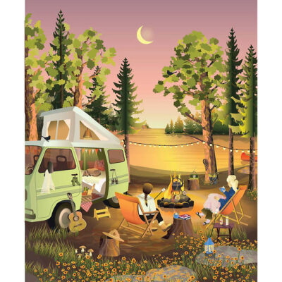 Vissevasse Kort - 15x21 cm - Van Life
