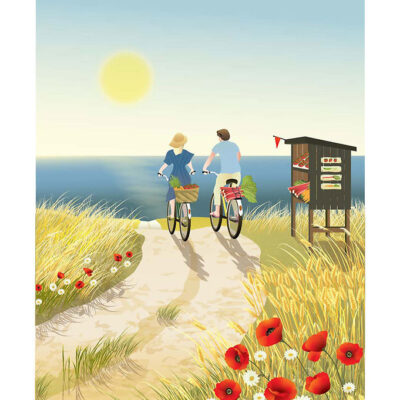 Vissevasse Plakat - 50x70 cm - Sommerliv