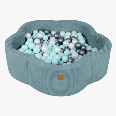 MeowBaby Aestethic Flower Boldbassin, Turquoise