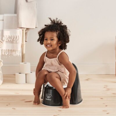 BabyBjörn Pottestol, Sort/Hvid