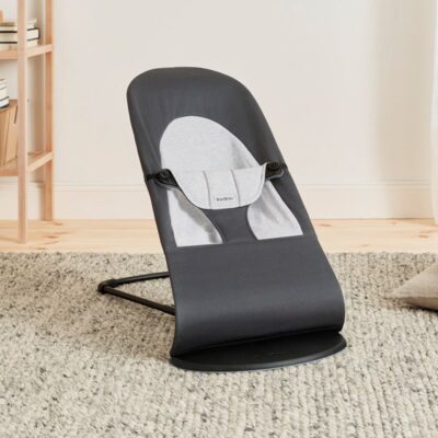 BabyBjörn Balance Soft Skråstol Woven Jersey, Mørkegrå/Grå