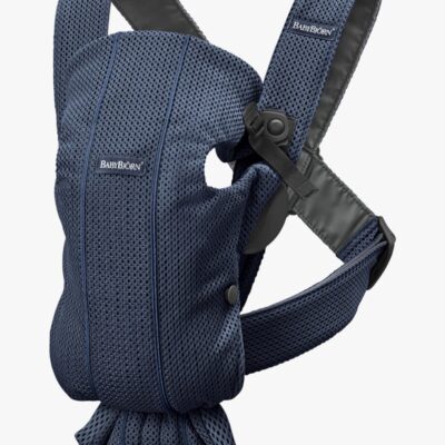 BabyBjörn Mini Bæresele 3D Mesh, Blue