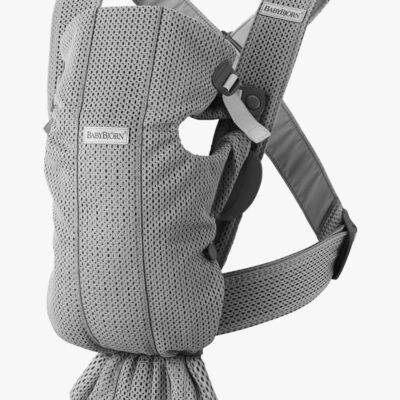 BabyBjörn Mini Bæresele 3D Mesh, Grå