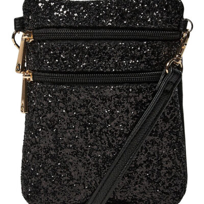 Sofie Schnoor Skuldertaske - Sort Glitter