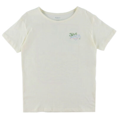 Roxy T-shirt - Day And Night Vintage - Egret m. Print