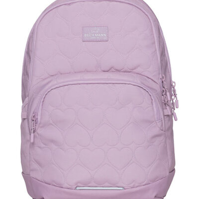 Beckmann Skoletaske - Sport Junior - Padded Hearts - Pink