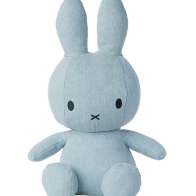 Bon Ton Toys Bamse - 33 cm - Miffy Sitting - Light Wash Denim