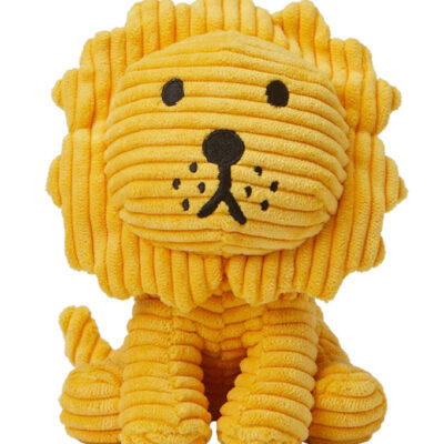 Bon Ton Toys Bamse - 17 cm - Lion ECO Corduroy - Gul