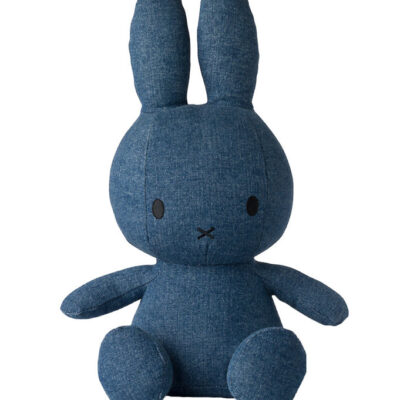 Bon Ton Toys Bamse - 33 cm - Miffy Sitting - Mid Wash Denim