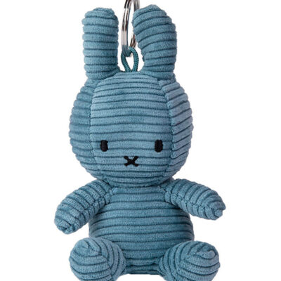Bon Ton Toys Nøglering - 12 cm - Miffy ECO Corduroy - Aviator Bl