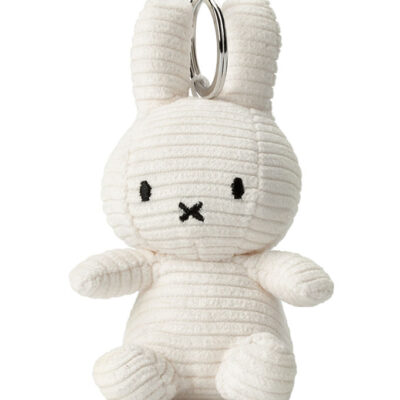 Bon Ton Toys Nøglering - 12 cm - Miffy ECO Corduroy - Offwhite
