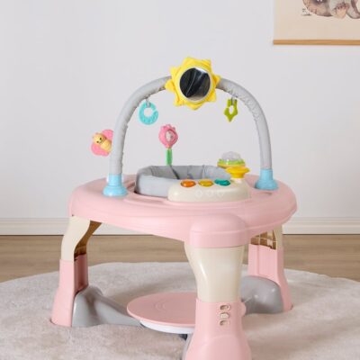 Cloudberry Castle Aktivitetscenter 3-i-1, Pink/Beige