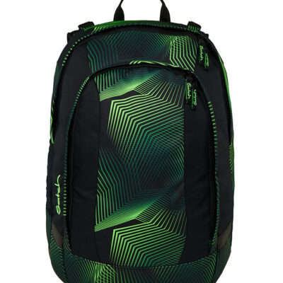 Satch Skoletaske - Air - Seismic Green