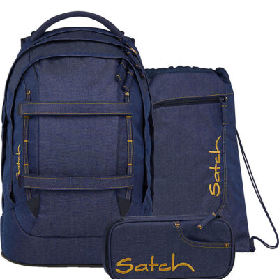 Satch Skoletaskesæt - Pack - Denim Blue