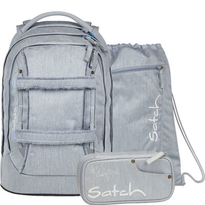 Satch Skoletaskesæt - Pack - Washed Blue