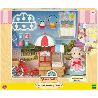Sylvanian Families Legesæt med Figur & Popcornbod