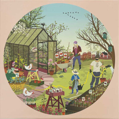 Vissevasse Puslespil - 1000 Brikker - 65x65 cm - Spring Feeling