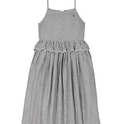 Tommy Hilfiger Kjole - Strap Dress - Dark Night Navy Stripes