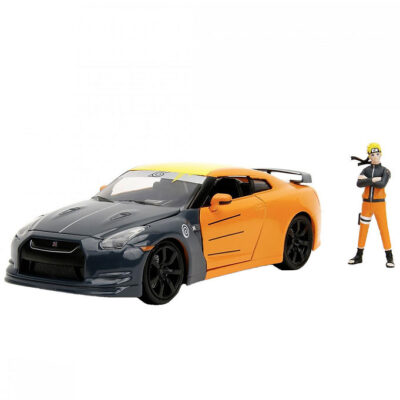 Jada Bil m. Figur - Naruto - Naruto & 2009 Nissan GT-R (R35) - 1