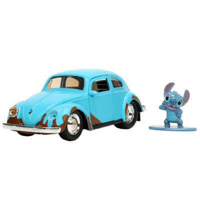 Jada Bil m. Figur - Disney - Stitch & 1959 VW Beetle - 1:32