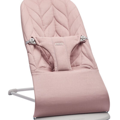 BabyBjörn Bliss Skråstol Woven Bladmønstret Quilt, Gammelrosa