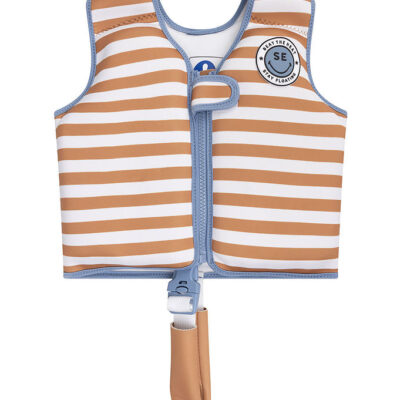 Swim Essentials Svømmevest - Brown White Striped
