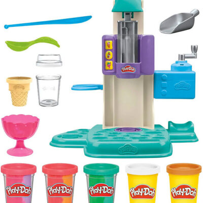 Play-Doh Rainbow Swirl is-legesæt med modellervoks