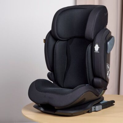 Beemoo Recline i-Size Autostol, Black Mesh