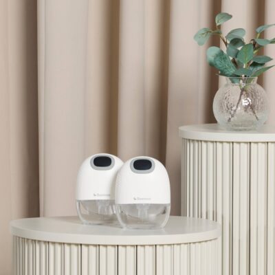 Beemoo CARE Wearable Slim Elektrisk Brystpumpe Dobbelt, White