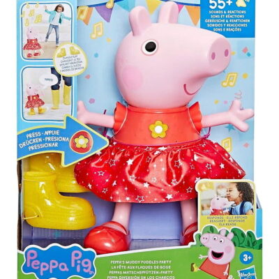 Gurli Gris Muddy Puddles Party interaktiv dukke - 30 cm