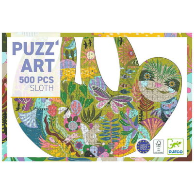 Djeco Puslespil - 500 Brikker - Puzz´Art - The Sloth