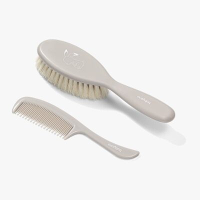 Babyono Natural Børste & Kam, Grå