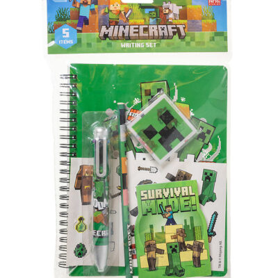Minecraft Skrivesæt - 5 Dele