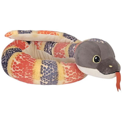 Wild Republic Squishy Slange - 132 cm - Brun/Orange