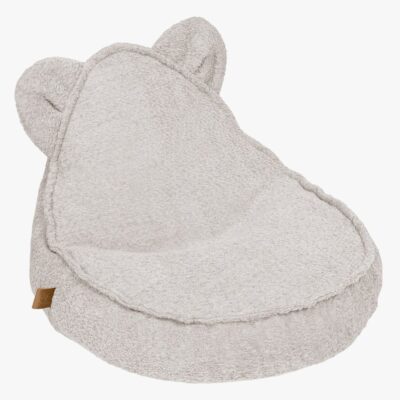 Meowbaby Boucle Sækkestol Teddy, Champagne Ecru, Børnemøbler, Indretning børneværelse