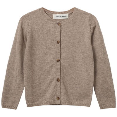 Sofie Schnoor Cardigan - Strik - Uld - Cisse - Brown Melange